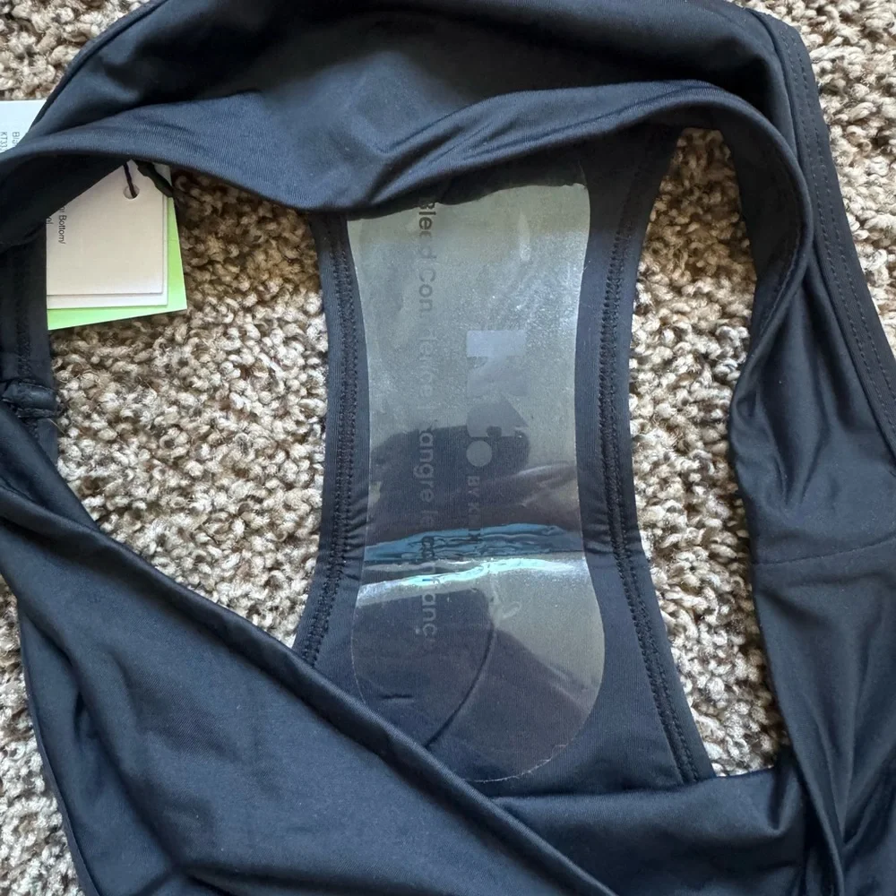 NWT KT. By Knix Classic Black Period Bikini Bottom Size Medium